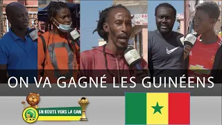 "ON VA GAGNER LES GUINÉENS ..." LES SÉNÉGALAIS CONFIANTS CONTRE LA GUINÉE |  CAN 2021