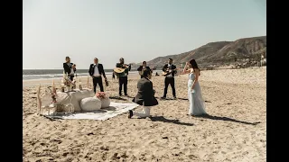 Malibu Surprise Engagement Proposal ||  Propuesta de Matrimonio con Mariachi !