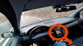 Mercedes Benz W203 Drive •|• Autobahn 210 km/h