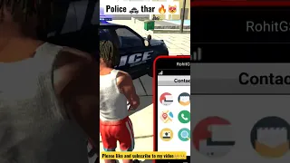 police thar cheat code in Indian bike driving 3D 🤑| indian bike driving 3D| #gaming #shorts