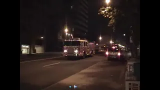 DCFD Engine 16, Truck 3 Responding