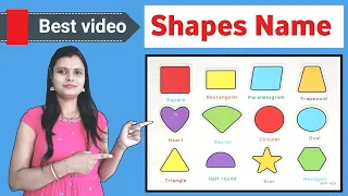 Shapes Name with Objects | Name Of All Shapes With Pictures