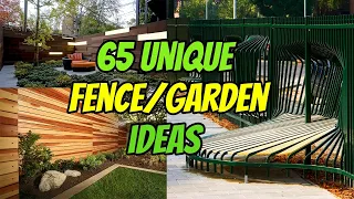 65 Totally Unique Fence Ideas / Garden Ideas