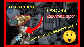 🌡️3 Sintomas Del SENSOR De TEMPERATURA Dañado ✅ NO LO SABÍAS AQUÍ LO Explico