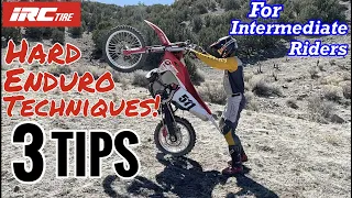Hard Enduro Techniques for Intermediate Riders! 3 Tips to Improve Your Skill!