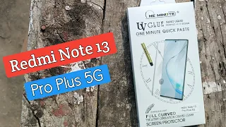 redmi Note 13 Pro Plus 5G Tempered Glass | UV Tempered glass for Redmi Note 13 Pro 5G