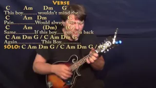 This Boy (The Beatles) Mandolin Cover Lesson in C with Chords/Lyrics
