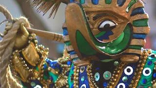 Gran salida de los famosos Faraones de Santiago 2024 , en el Carnaval de Santiago 1A. 🎭💯👻