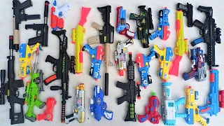 Collecting 7 Sniper Guns and 2 Shotgun Double Barrel AK47 Gun Rubber Gun Nerf Grenade SUPER GUN