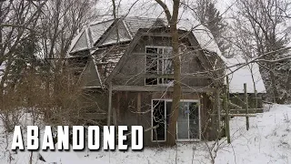 Abandoned UFO House with Creepy Time Capsule Factory