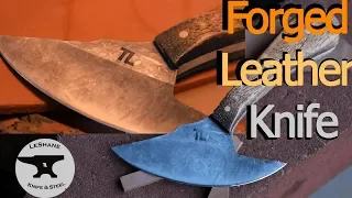 Blacksmithing - Forging a LEATHER-WORKING KNIFE