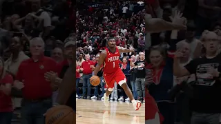 Zion Williamson 360° Windmill DUNK vs Suns 🔥 #pelicans #shorts