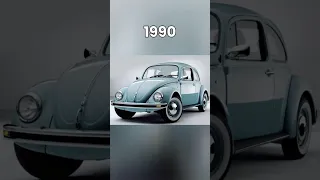 Evolution of Volkswagen Beetle (1940~2022) #shorts