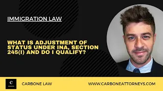 What is Adjustment of Status under INA § 245i and Do I Qualify?