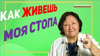 Как живёшь моя стопа