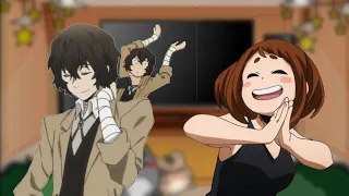 class 1-A reacts to uraraka's brother as dazaii🦋 || requested || mha x bsd || original