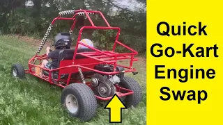 Quick Go-Kart Engine Swap