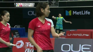 OUE Singapore Open 2017 | Badminton QF M1-WD | Fuk/Yon vs Juhl/Ped