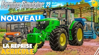 UN NOUVEAU TRACTEUR À LA FERME ! | La Reprise Agricole #2 (Farming Simulator 22)