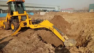 WZ30-25 backhoe loader excavator video