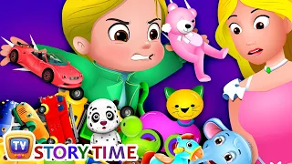 Cussly Learns To Put Away His Toys + More Good Habits Bedtime Stories for Kids – ChuChu TV Storytime