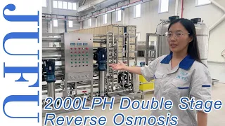 The introduction of 2000LPH double stage reverse osmosis system - JUFU WATER