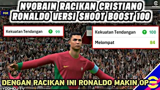 BIKIN RACIKAN CRISTIANO RONALDO TENDANGANNYA JADI 100 EFOOTBALL 2023 MOBILE