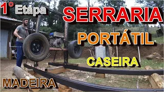 SERRARIA PORTÁTIL CASEIRA! 1° etapa da construção.