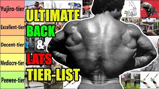 The ULTIMATE Back/Lats Exercises Tier-List (Yujiro-tier to Peewee-tier)