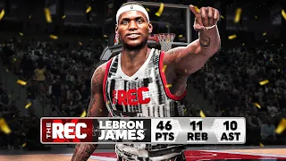 ROOKIE LEBRON JAMES BUILD is GAME-BREAKING in NBA 2K24