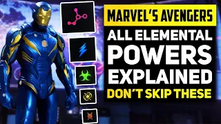 Marvel's Avengers ALL ELEMENTAL DAMAGE Types Explained! (Marvel's Avengers Tips & Tricks)