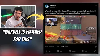 Tarik Calls Out Wardell for Lying & Queuing with Stream Sniper (HUGE DRAMA)