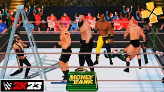 6 Man Money in The Bank Match | WWE 2k23 PSP ANDROID GAMEPLAY