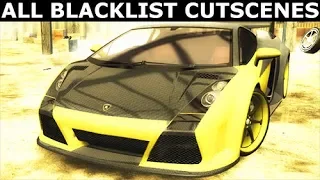 Need For Speed: Most Wanted - All Blacklist Bios & Intro Cutscenes (NFS MW 2005)