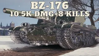 WORLD OF TANKS - BZ-176  10.5K Damage 8 Kills World of Tanks Replays