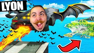 SALTO LA MAPPA DI GTA5 CON LA MACCHINA DI BATMAN!!