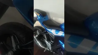 How to make  Suzuki GSX-R125 sound amazing with the black widow exhaust. OH MY GOSH AMAZING!!!!