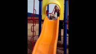 Slide with diamond