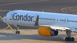 Takeoff Condor B753 Düsseldorf Airport || D-ABOH