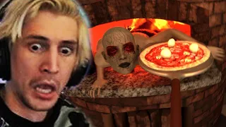 My Pizzeria Is HAUNTED! xQc Plays AT TONY'S (Horror Game)