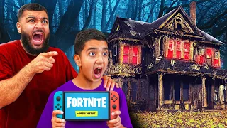 Our House Is HAUNTED… (SCARY FORTNITE!)