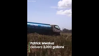 KENYAN FARMER BRINGS WATER TO WILDLIFE