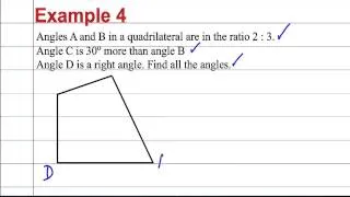 GCSE Maths Revision - Solving linear equations (3) from geometry questions