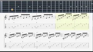 Preludio N° 1 de J.S. Bach. Para guitarra. Partitura Tablatura Sheet Music. Tabs. Pdf Gratis Free.