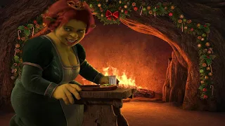 Shrek's Yule Log (1080P HD)