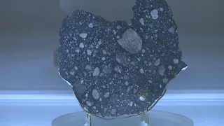 Lunar Meteorites Rocks On Display At Purdue University