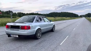 Audi 80 quattro 2.5 20v turbo launch