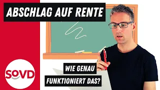 Abschlag auf Rente: Wie genau funktioniert das mit der Berechnung?