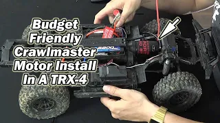 Budget Motor Upgrade For The Traxxas TRX-4 Sport - Install Tips & Test Drive - Holmes Hobbies