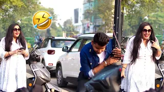 Running into Poles🤣while staring at 😍Girl's Part - 8 || Epic Reactions || Sspranktv